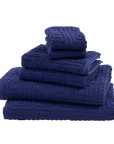 Roman 6 Piece Cotton Towel Set 650GSM - Navy