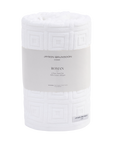 Roman 6 Piece Cotton Towel Set 650GSM - White