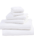 Roman 6 Piece Cotton Towel Set 650GSM - White