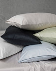 Boulevard 500TC Egyptian Cotton Sateen Sheet Set - Icy Blue