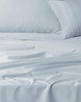 Boulevard 500TC Egyptian Cotton Sateen Sheet Set - Icy Blue