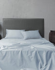 Boulevard 500TC Egyptian Cotton Sateen Sheet Set - Icy Blue