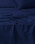 Boulevard 500TC Egyptian Cotton Sateen Sheet Set - Navy
