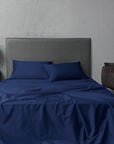 Boulevard 500TC Egyptian Cotton Sateen Sheet Set - Navy