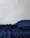 Boulevard 500TC Egyptian Cotton Sateen Sheet Set - Navy