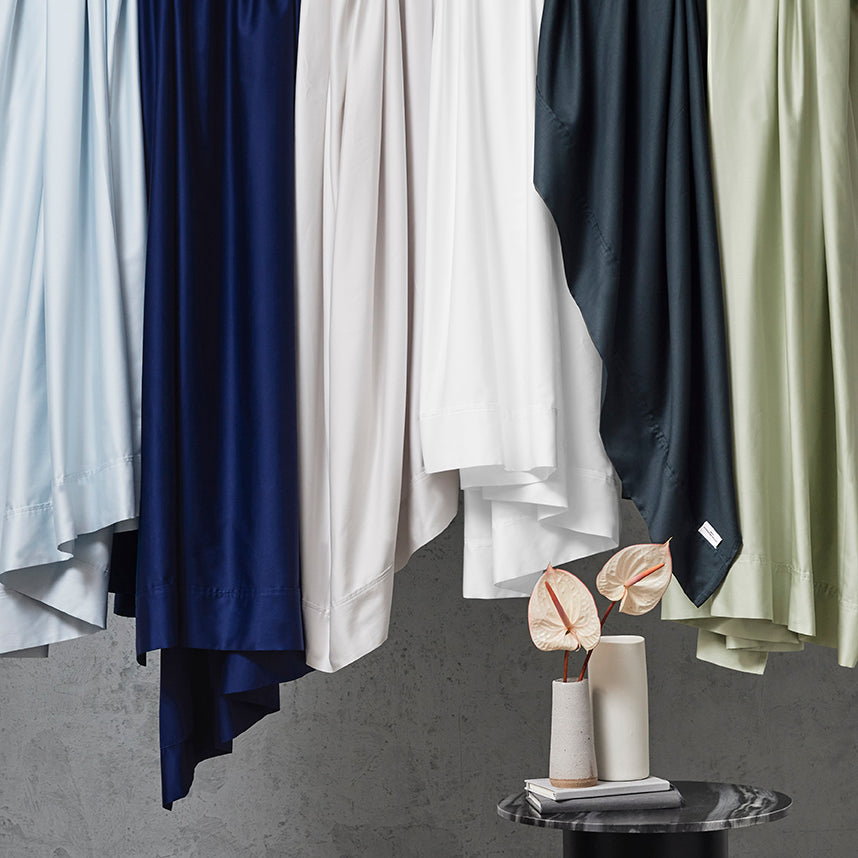 Boulevard 500TC Egyptian Cotton Sateen Sheet Set - Sage