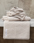 Roman 6 Piece Cotton Towel Set 650GSM - Linen