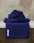 Roman 6 Piece Cotton Towel Set 650GSM - Navy