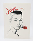LOVE 2 Greeting Card - Jayson Brunsdon Home