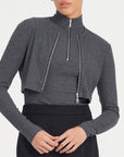 MRS JONES CHARCOAL SHIVAWN CARDIGAN