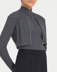 MRS JONES CHARCOAL SHIVAWN CARDIGAN