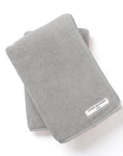 Capri 2 Piece Bath Towel Set in Stone Grey
