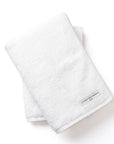 Capri 2 Piece Bath Towel Set in White