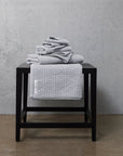 Roman 6 Piece Cotton Towel Set 650GSM - Blue Fog