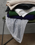 Roman 6 Piece Cotton Towel Set 650GSM - Dark Green