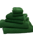 Roman 6 Piece Cotton Towel Set 650GSM - Dark Green