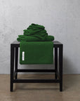 Roman 6 Piece Cotton Towel Set 650GSM - Dark Green