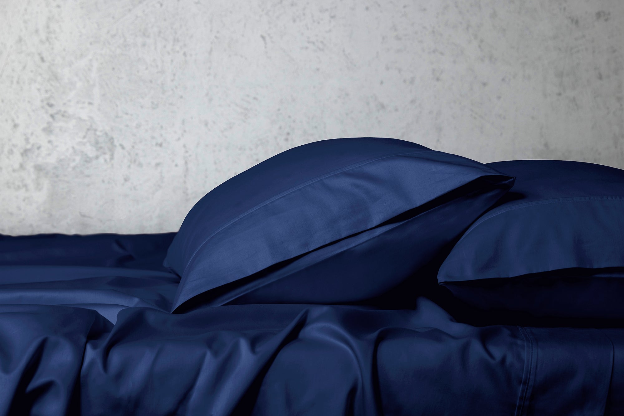 Boulevard 500TC Egyptian Cotton Sateen Sheet Set - Navy
